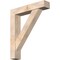 Ekena Millwork Traditional Craftsman Smooth Bracket w/ Offset Brace, Douglas Fir, 7 1/2"W x 38"D x 44"H BKT0806X38X44TRA04SDF - alternate 1